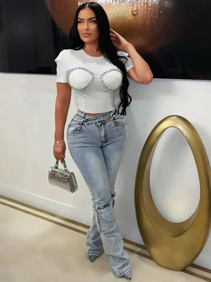 Double Strappdd Denim