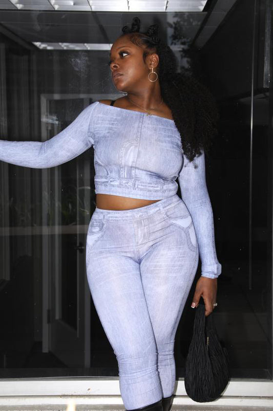 Back on my B.S denim set